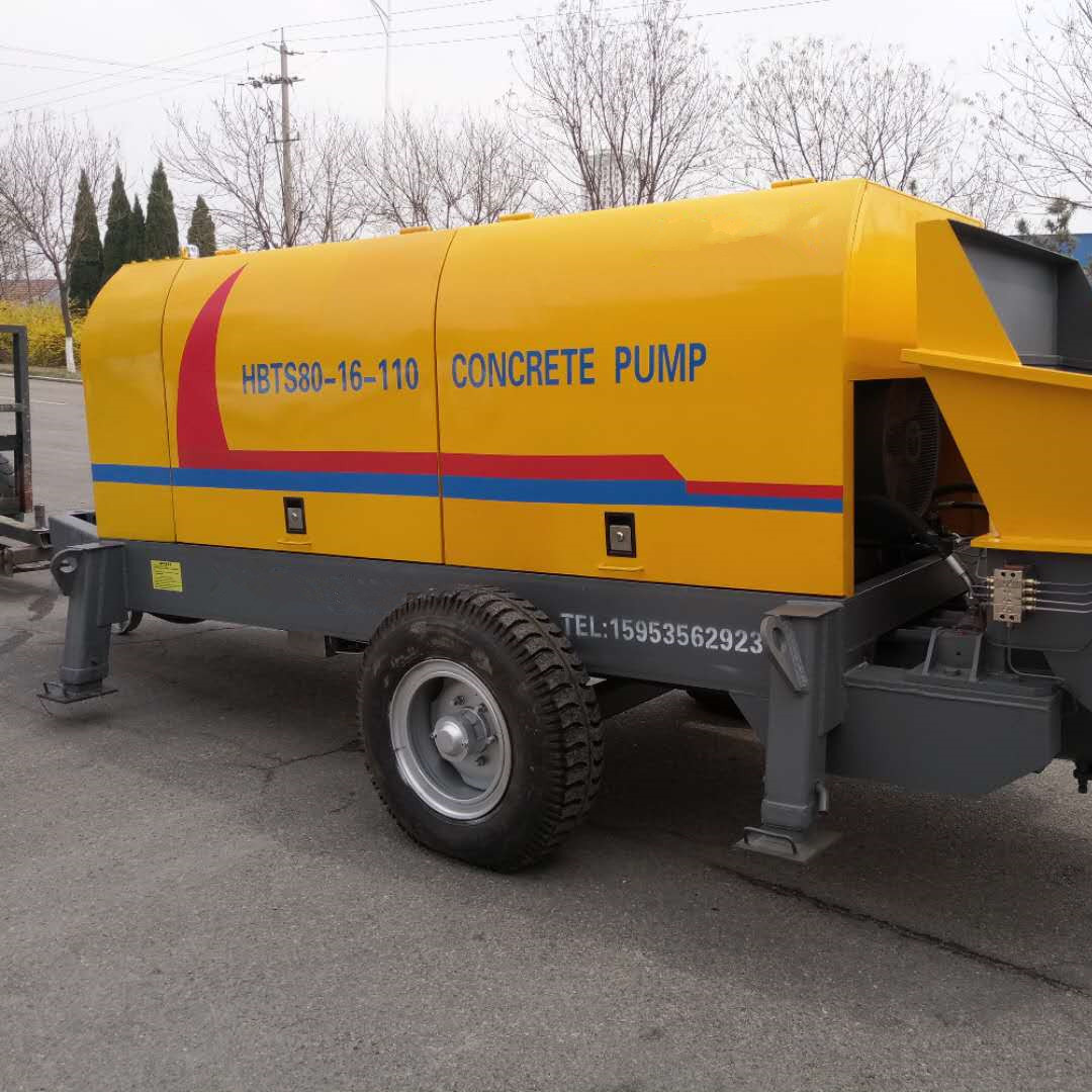 新赛机械供应混凝土泵 泵车 80泵机 地泵 110千瓦拖泵 混凝土泵机