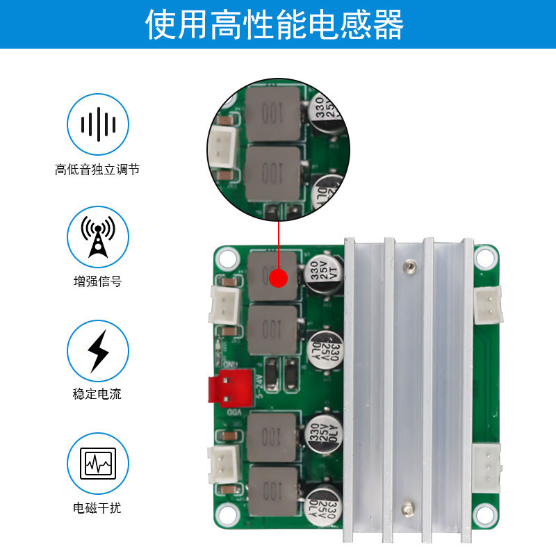 2*100W high-power amplifier board dual-channel digital amplifier board module TPA3116D2