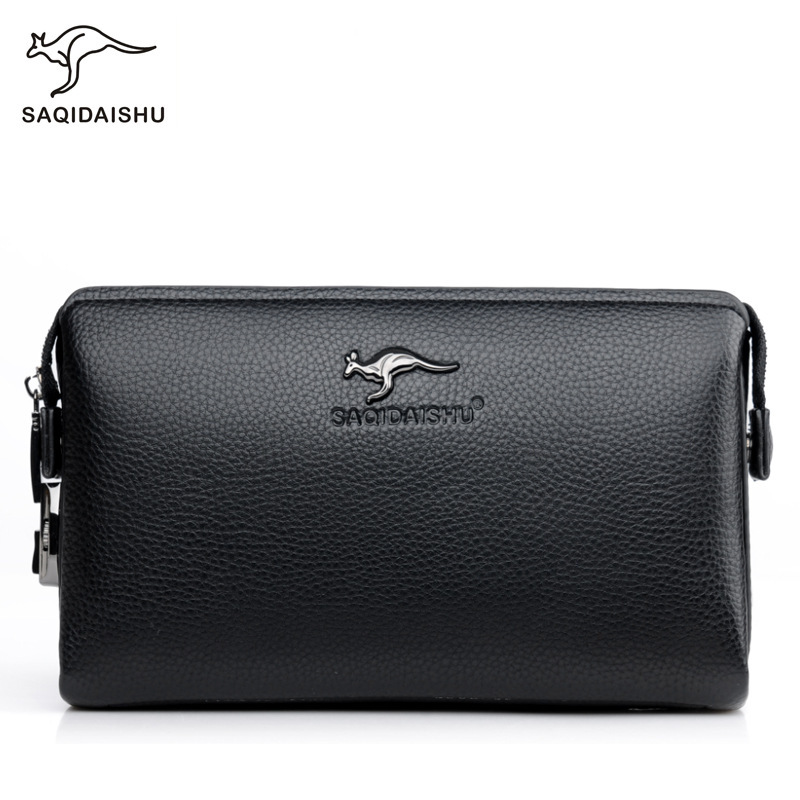 Sachy Kangaroo Wallet Men's Long Wallet Casual Business Clutch Multifunctional Mobile Phone Bag Large Capacity Clutch Bag Sachy Kangaroo Wallet Men's Long Wallet Casual Business Clutch Multifunctional Mobile Phone Bag Large Capacity Clutch Bag