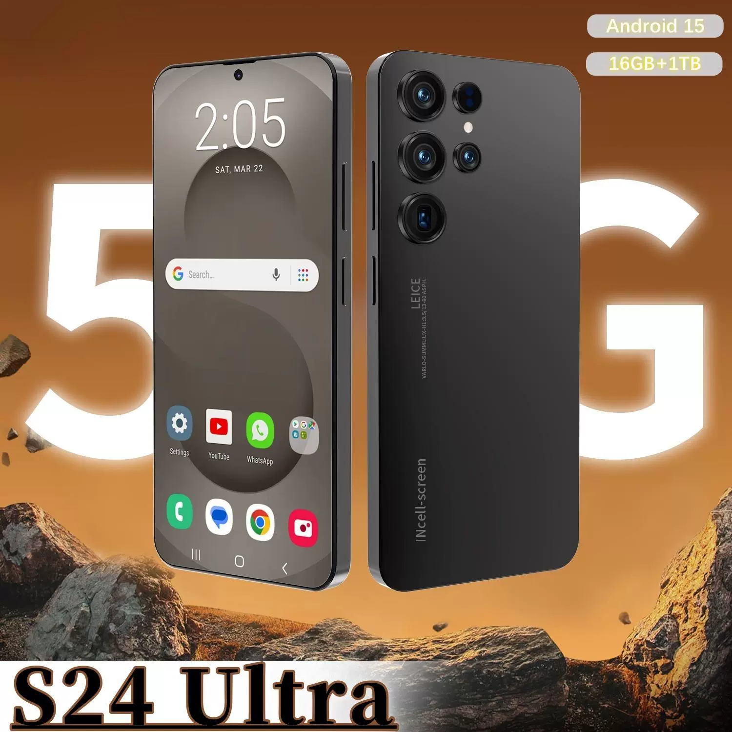 Смартфон (Cugo) S24 Ultra — Android 8.1, 6,8-дюймовый экран, 2+16 ГБ