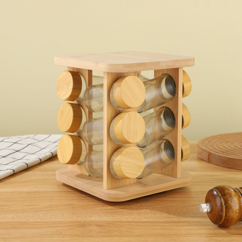 Square plate bamboo cover 12 pieces