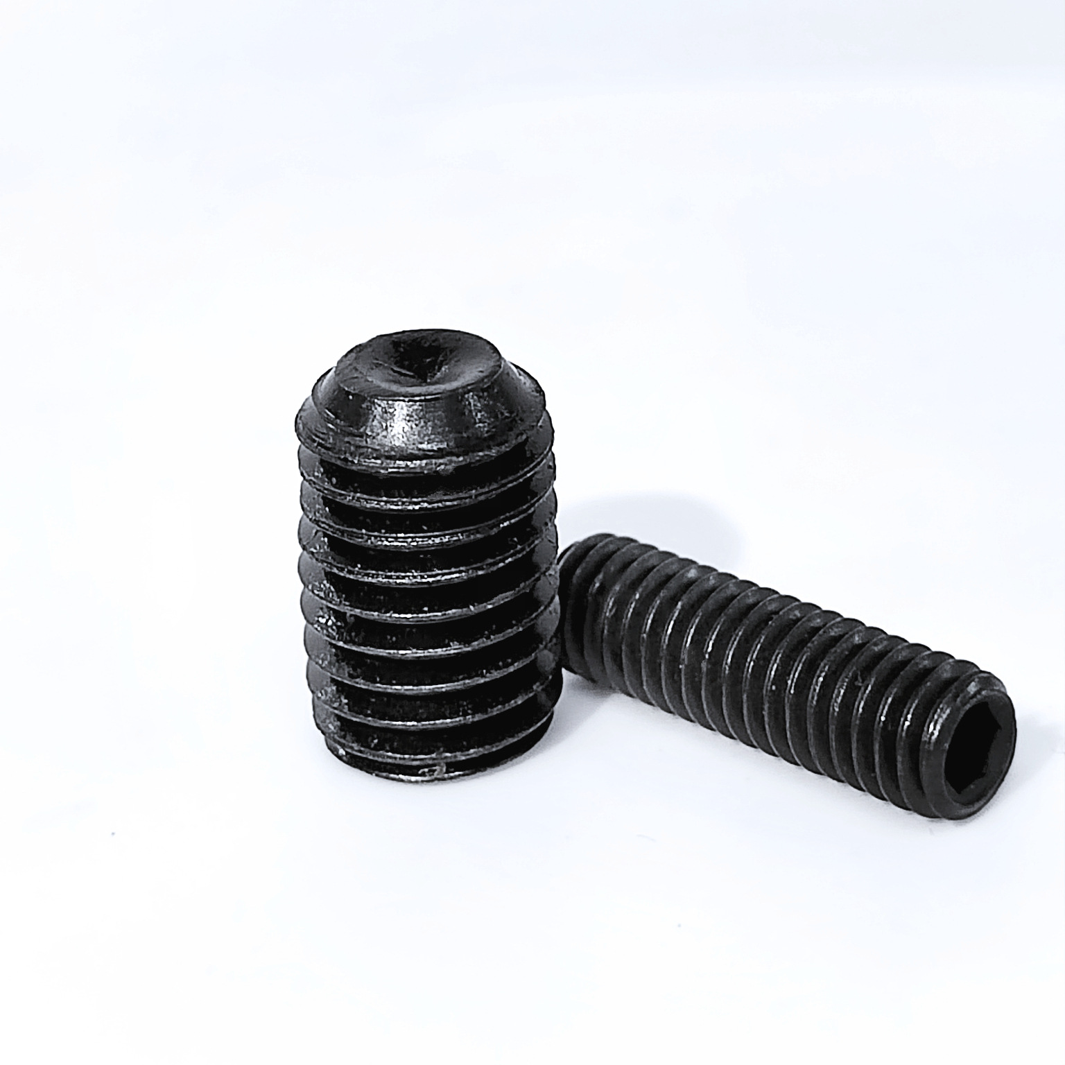 细牙机米汇总M3-0.35到M12-1.25发黑内六角细牙紧定螺丝