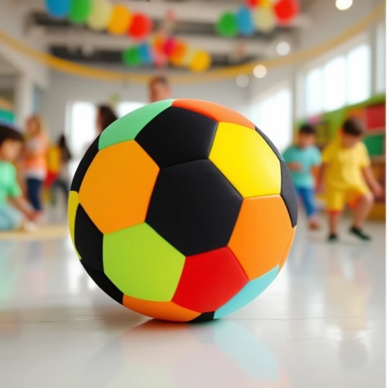 Factory Customized No. 4 Indoor Silent Football Cross-Border 8inch Soft and Safe t Cloth Diving Cotton Machine-Sewn Football