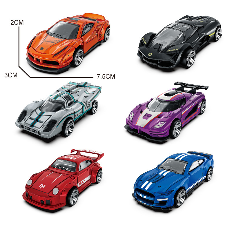 クロスボーダー製品 Amazon のベストセラー合金オートバイ 1:64 モデルレーシングオートバイボーイ慣性車厚くて落下に強い|undefined