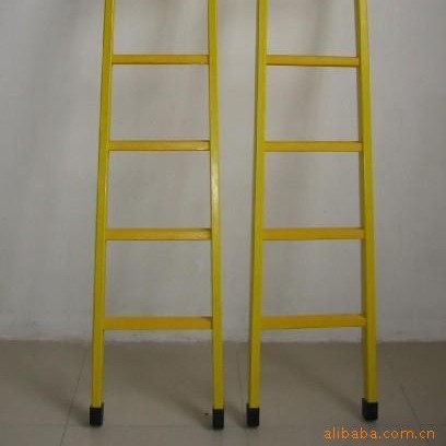 绝缘单直梯1.5米 高压电工检修梯 玻璃纤维工作梯 挂梯10kv梯子