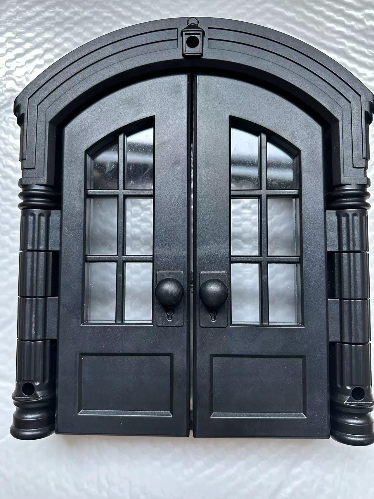 Suministro transfronterizo nuevo gato perrera gato puerta perro agujero no Flip puerta parada mascota puerta gato francés