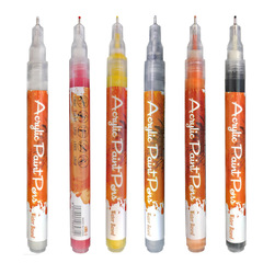 Cross-border ultra-fine 0.5mm acrylic pens 28 colors comic lining journals coloring gocco graffiti nail markers