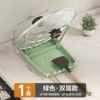 Dark green [Double-layer pot lid stand] 1 pack