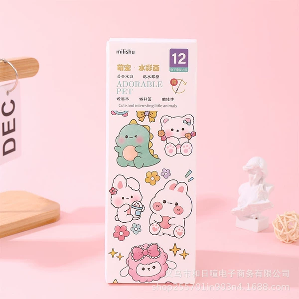 [12 cute pets + 6 paints] Free brushes