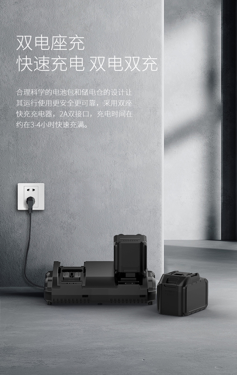 Xiaoluan Wireless Lithium Battery Car Washing Machine High-Pressure Cleaning Machine Brushless Motor Household Portable Lithium Battery Cleaning Artifact