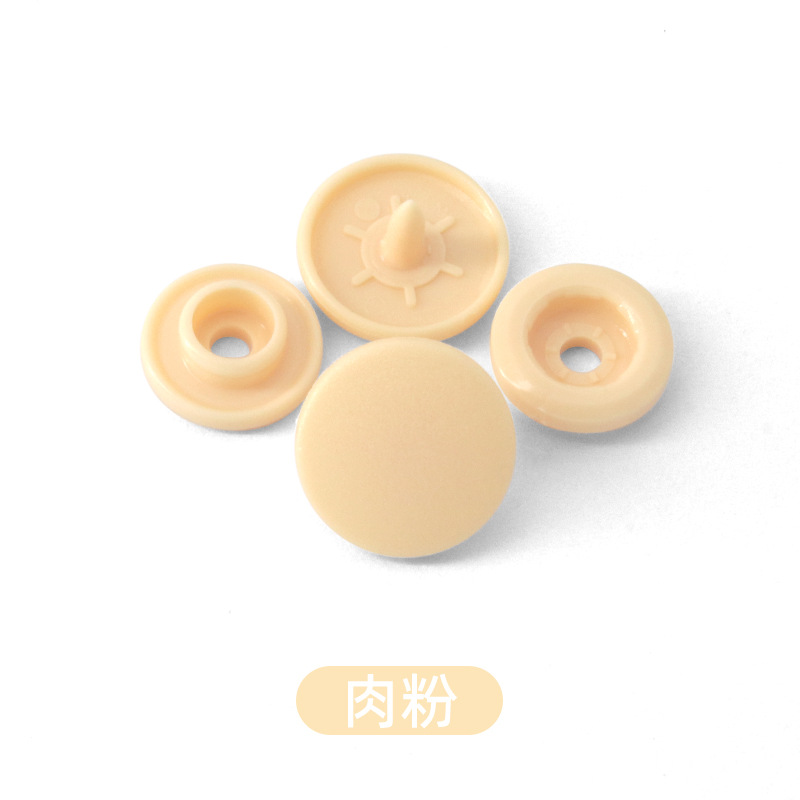 Pequeños lotes de productos de seguridad ambiental no tóxicos roer ropa de bebé de plástico cuatro cierre botones de color botones de ropa de trabajo botones