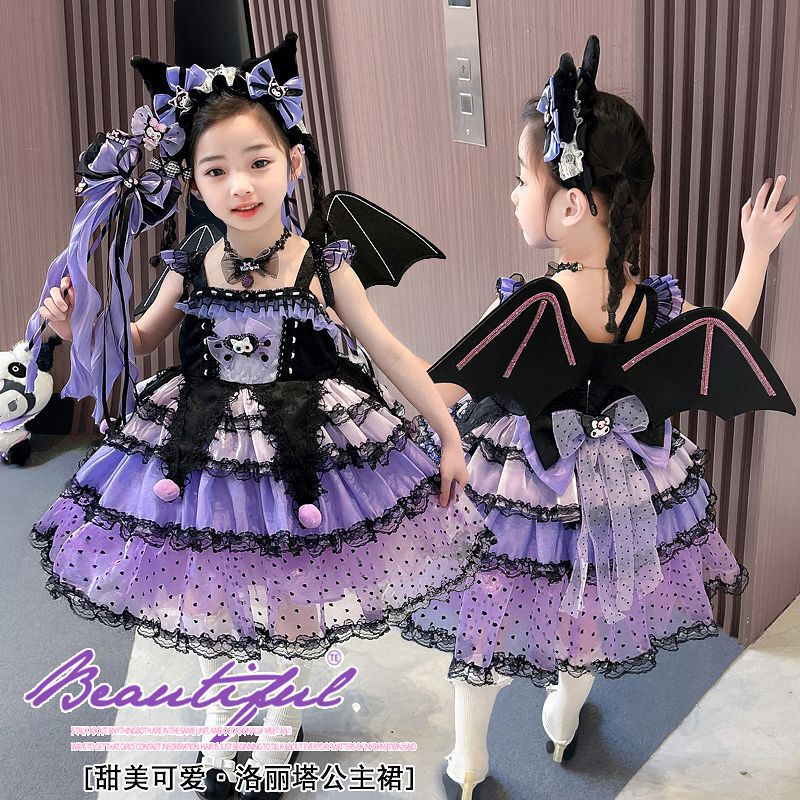 Children's Kulomi Princess Dress Summer 2025 New Girl's Pouce Dress Birthday Dress Lolita dress