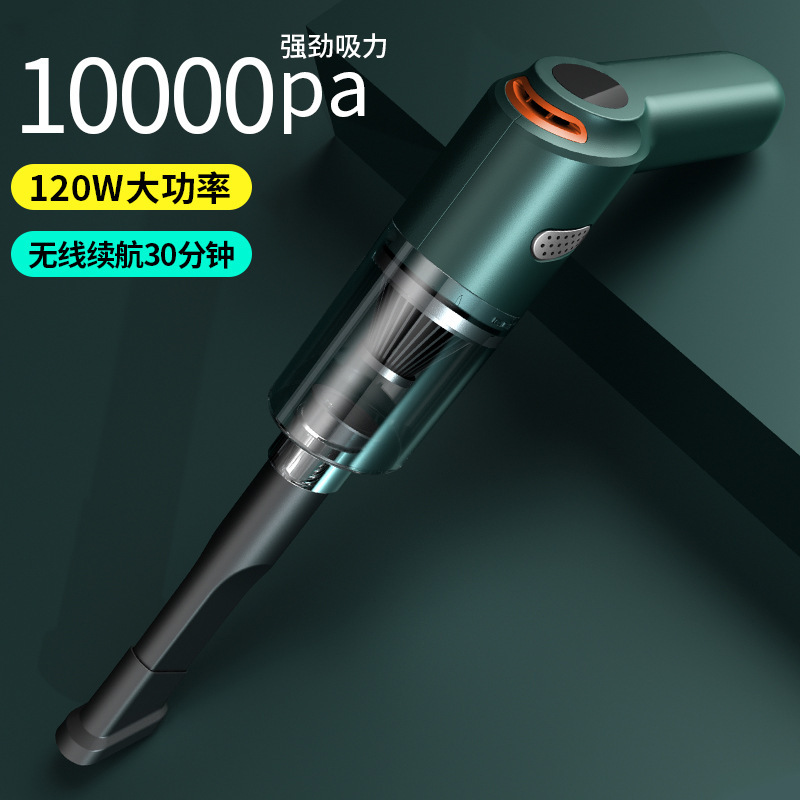 Car Vacuum Cleaner with High Suction Power, Wireless Charging, High Power, Small Handheld Household Pet Cat Hair Vacuum Cleaner