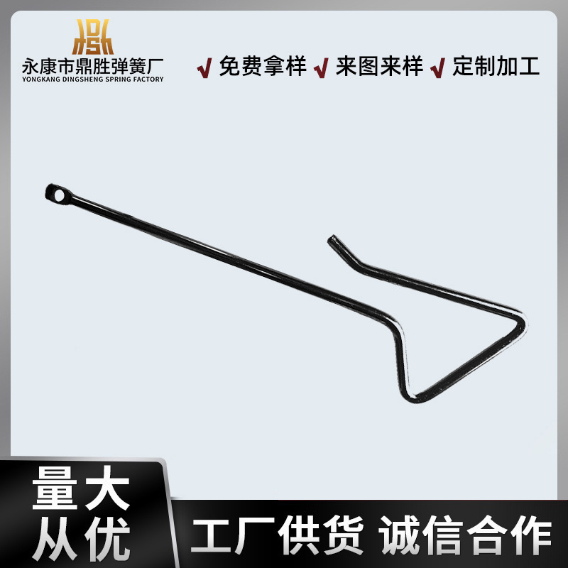 Spot supply hardware spring parts manufacturers direct sale of stainless steel wire forming single hook spring can be Wholesale