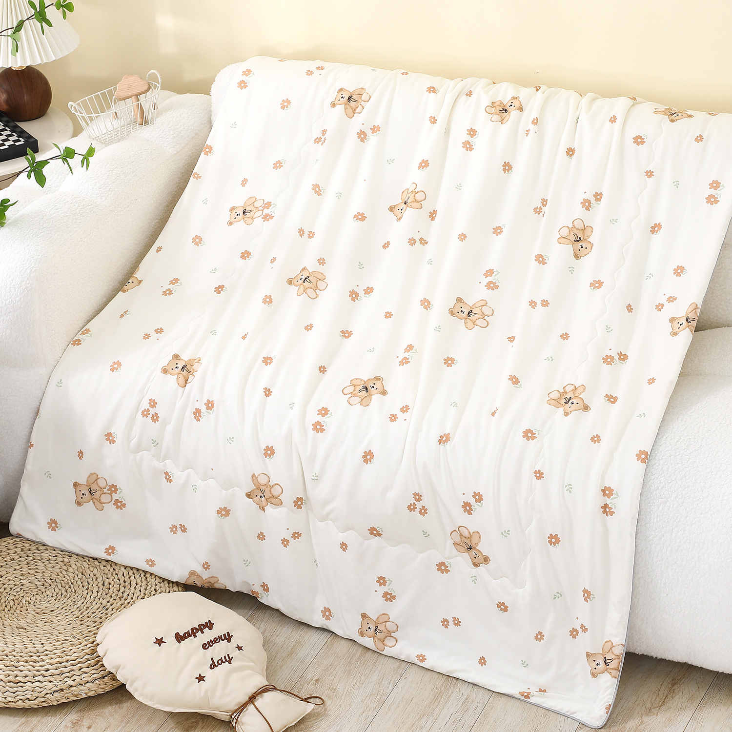 150*120cm children's summer cooling quilt, summer quilt with cooling effect, air conditioning quilt, machine washable, Sen sleep cooling quilt
