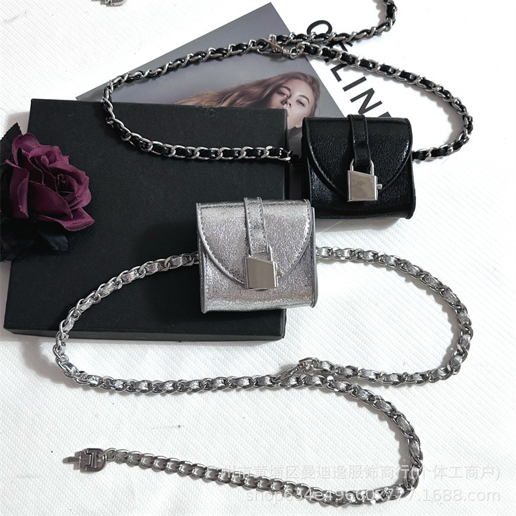 Designed Belt Small Bag for Women with Skirt Mini Small Waist Bag Decorative Dress Waist Chain Accessories 2025 New Style