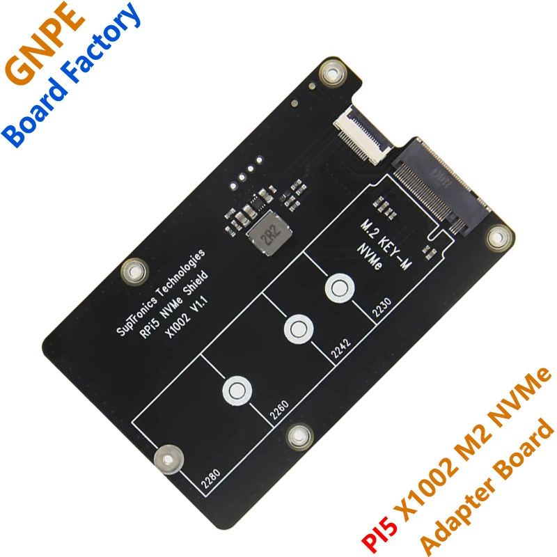 X1002 выделенный для Raspberry Pi 5 PCIe → M.2 NVMe адаптер, расширение для твердотельного накопителя M.2 2280