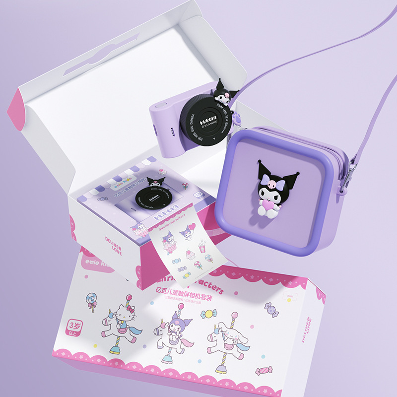 Sanrio auténtica cámara inteligente para niños 3.0 pulgadas pantalla táctil de alta definición WIFI transmisión estudiante cámara dual
