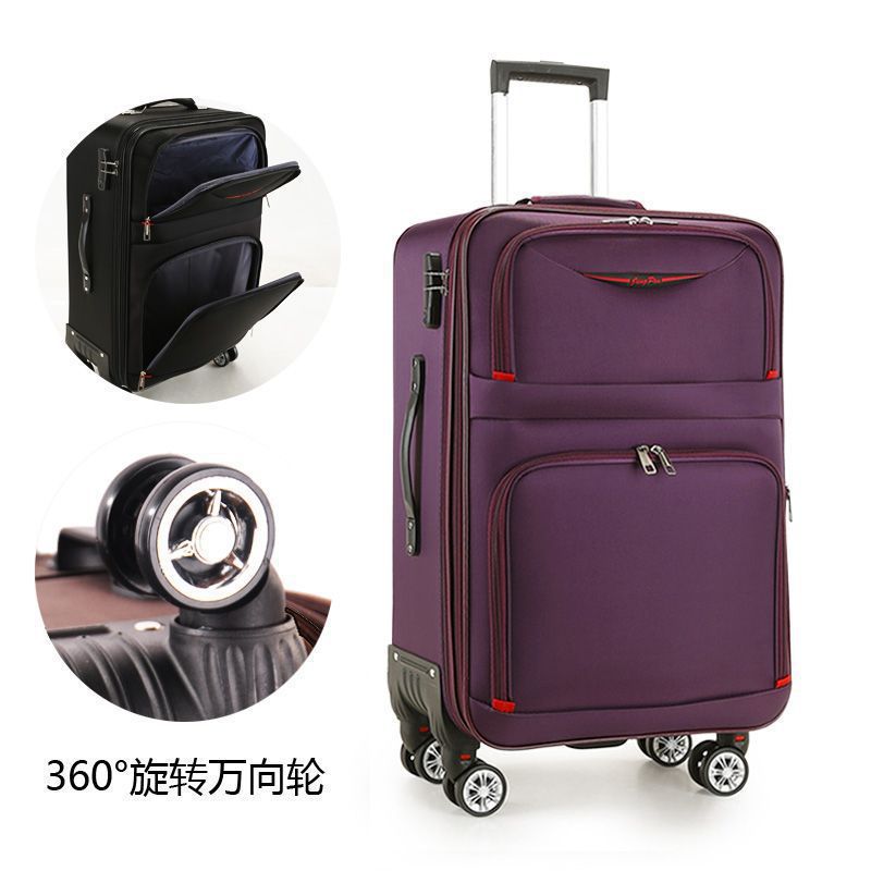 Método de maleta de viaje Oxford Bra-bar, maleta de moda para hombres y mujeres, maleta de estilo coreano, lienzo, caja de código, maleta de cuero.