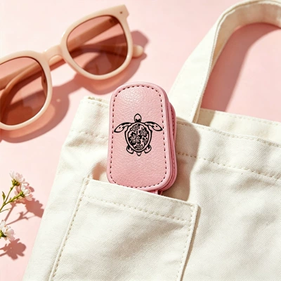 storage, pink turtle car – Car Glasses Clip/Bill Clip