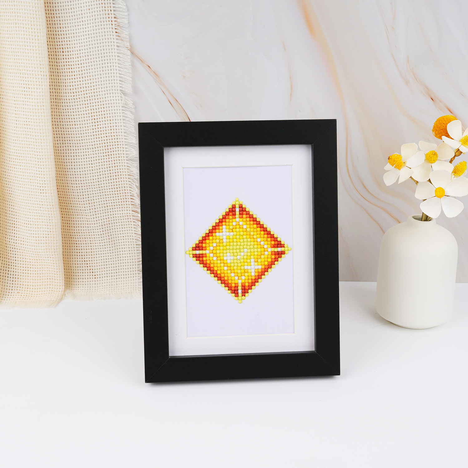 Estación independiente transfronteriza 5D pintura de diamantes 5 * 7 pulgadas sin marco acrílico diamante pegatinas decoración al por mayor joyas decoración