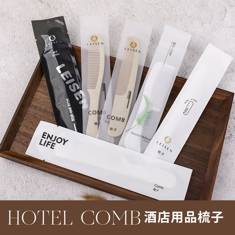 Звездный отель Одноразовая расческа для домашнего гостеприимства