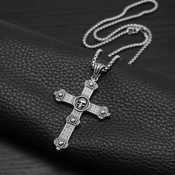 Steel color large size with 60cm square pearl chain