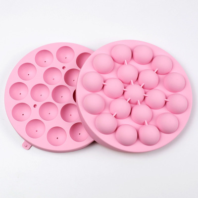 跨境专供幸运爱心四叶草硅胶冰格食品级diy冻冰块巧克力模具批发|ms