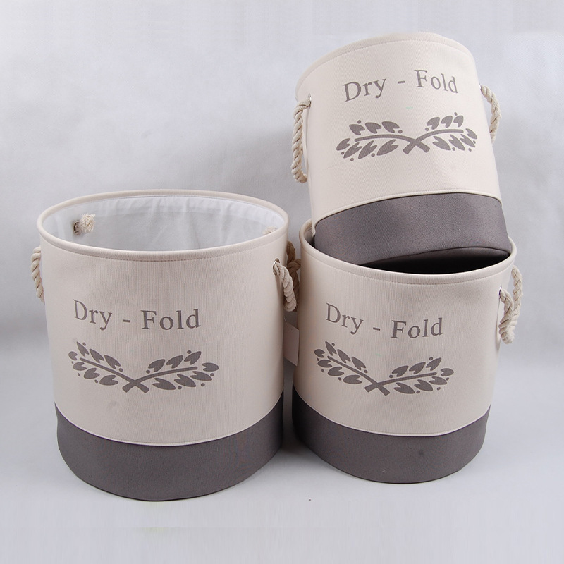 厂家供应脏衣收纳篮 手提布艺收纳筐套装现代简约内衣脏衣收纳筐