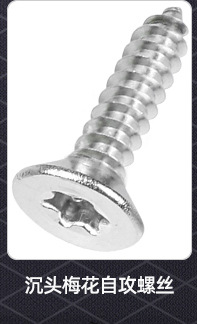 304不锈钢金色沉头梅花机牙螺丝_02_07.jpg