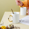 Scandinavian high quality ceramics with glass, coffee capacious cup