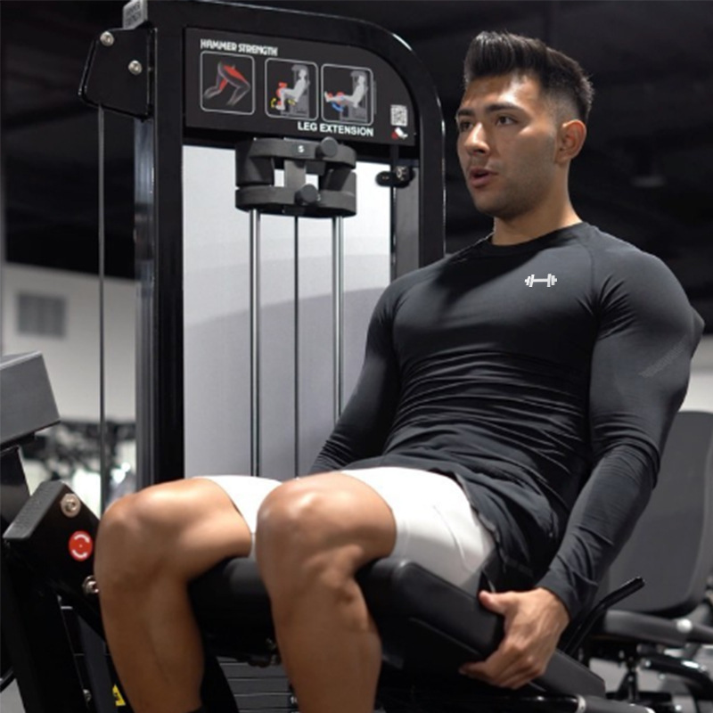 MCPW autumn and winter quick-drying tights fitness long-sleeved sports T-shirt men's running training base shirt 211019A