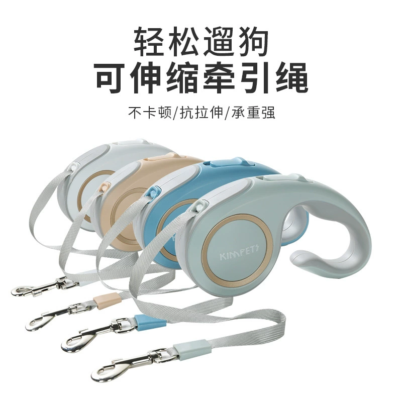 Retractable Dog Leash, Automatic Telescopic 3 m / 5 m, ergonomic handle, anti-tangle