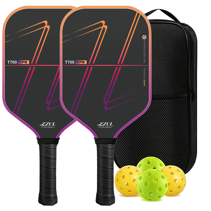 T700 carbon fiber pickleball racket, a cross-border bestseller in Europe and America, popular pickleball racket P2
