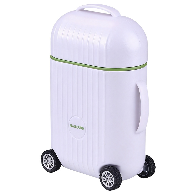White suitcase