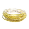 20 yellow diamond bracelet (silver plating)