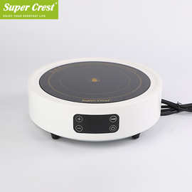 Super Crest 跨境欧规家用电陶炉 圆形电热炉多功能一体式火锅炉