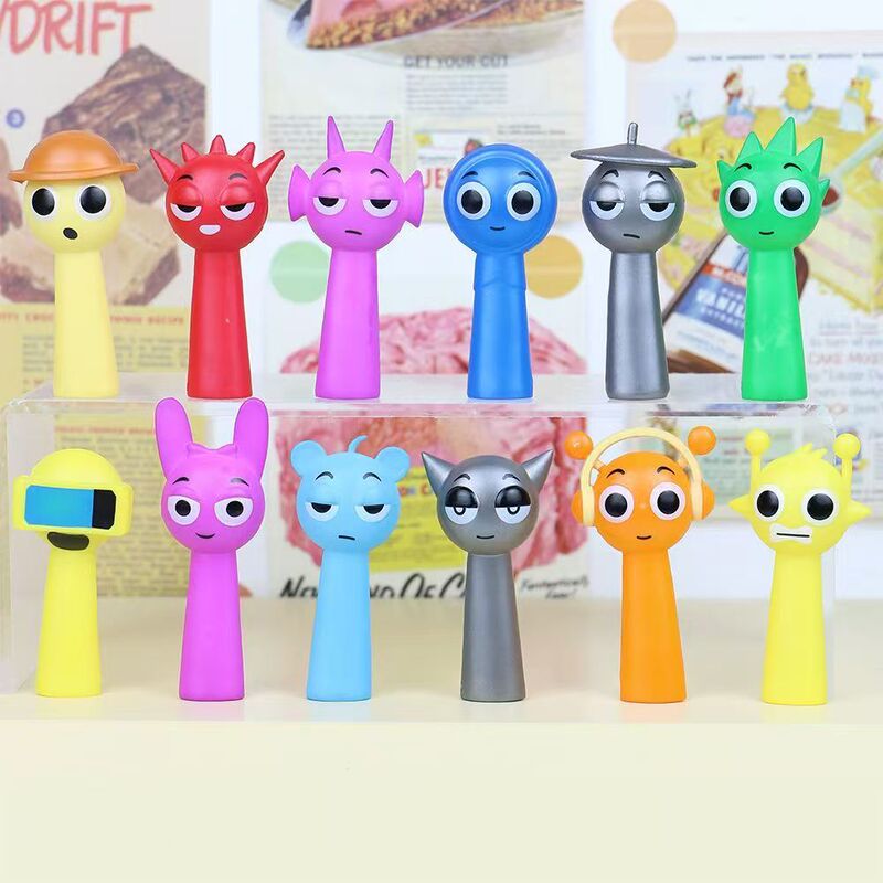 Cross-Border Popular Rhythm Box Figure Sprunki Music Box Game Peripheral Model Doll Doll Toy