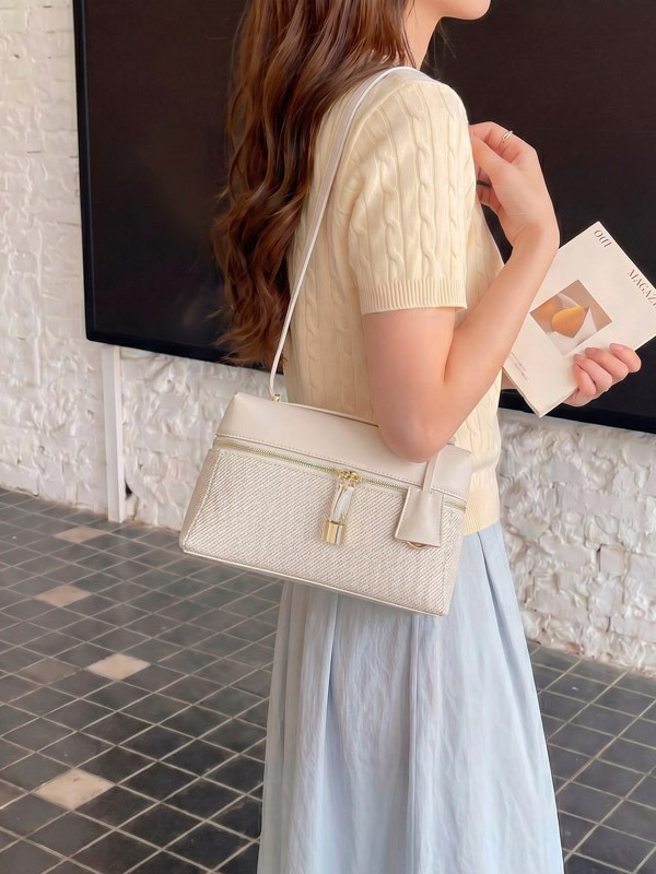 Bolso retro transfronterizo de alto nivel, bolso de moda de lujo ligero, bolso de almuerzo de hombro, bolso de caja universal