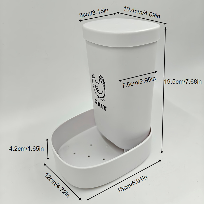 新しいAmazon人気商品、鶏用オイスターシェルと砂利フィーダー、鶏用飼料タンク、自動吊り下げ式フェンス鶏用フィーダー|undefined