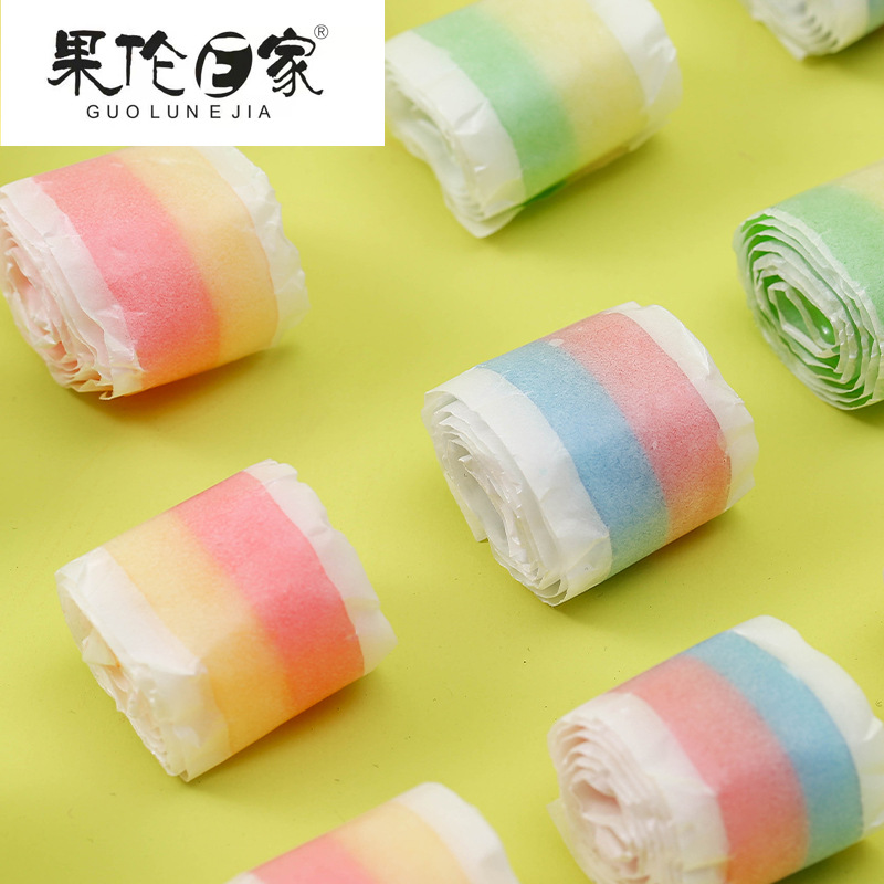 什錦口味瑞士糖罐裝酸甜水果軟糖椰子糖婚慶喜糖送禮年貨網紅零食