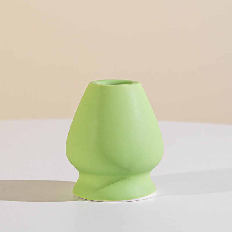 SQ 체크무늬 티 스탠드 그린