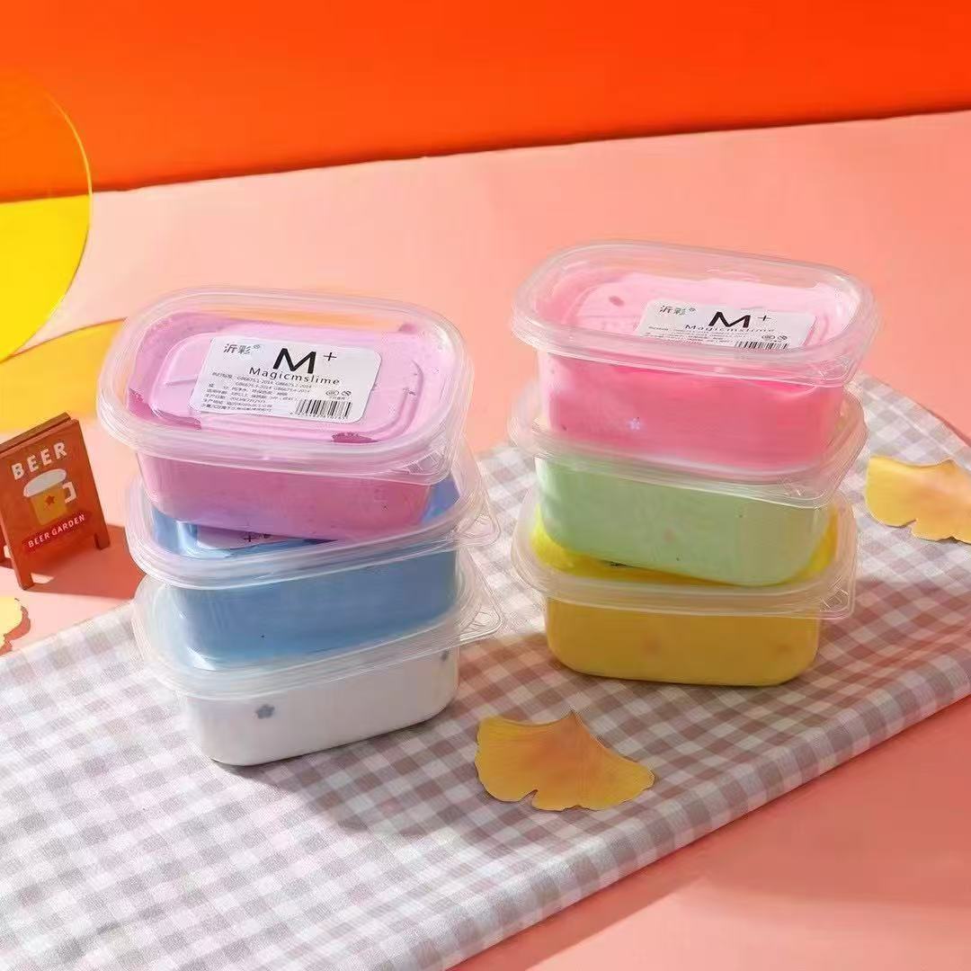 Juguetes para niños M pegamento de arcilla mil hebras pegamento espumante de arcilla ultra ligera hecha a mano diy macarola slime 2 lotes