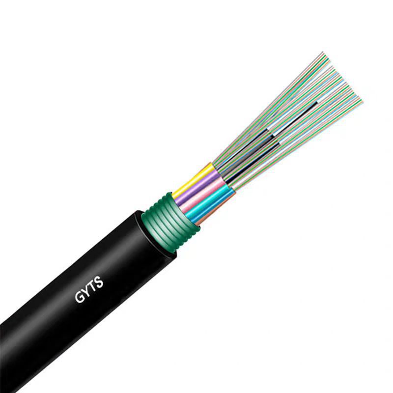 Cable blindado GYTA / S de fibra óptica de modo único Tremado 4 6 núcleos 8 núcleos 12 núcleos 24 núcleos 48 núcleos 96 núcleos ADSS multimodo