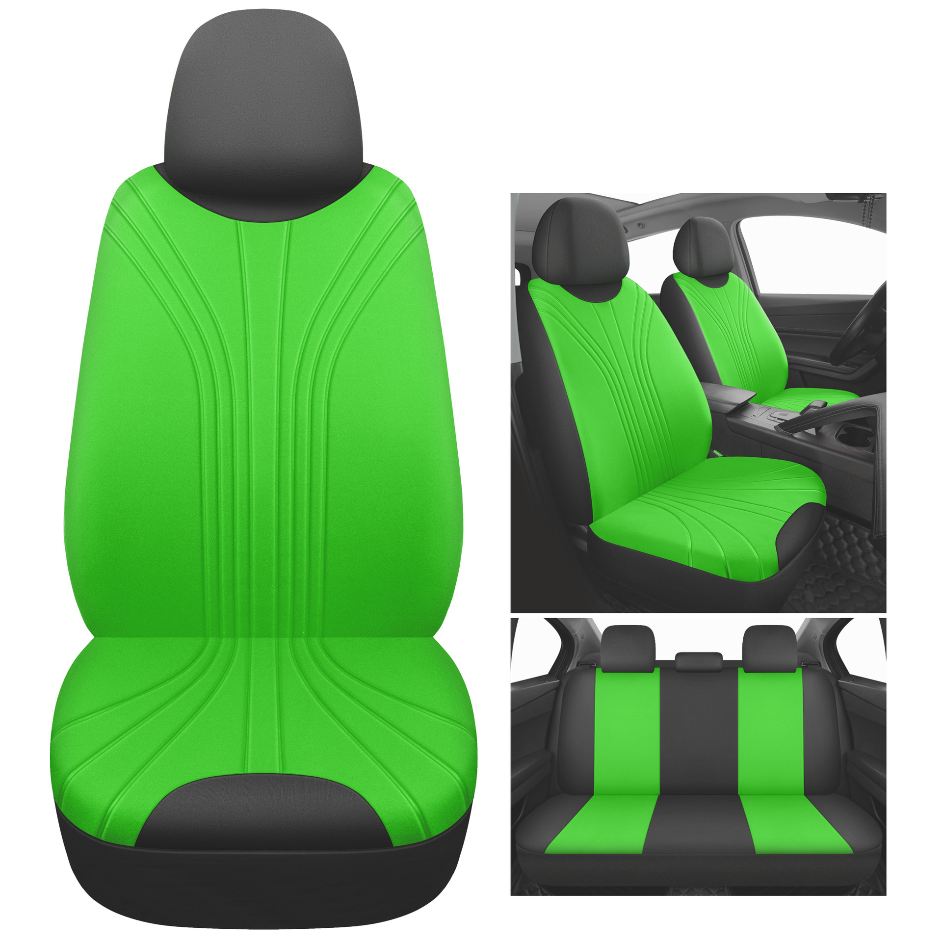 Foreign Trade Cross-Border Amazon Russia Universal Glacier Pattern Press Car Seat Cover Art Fabric Cushion Europe and America