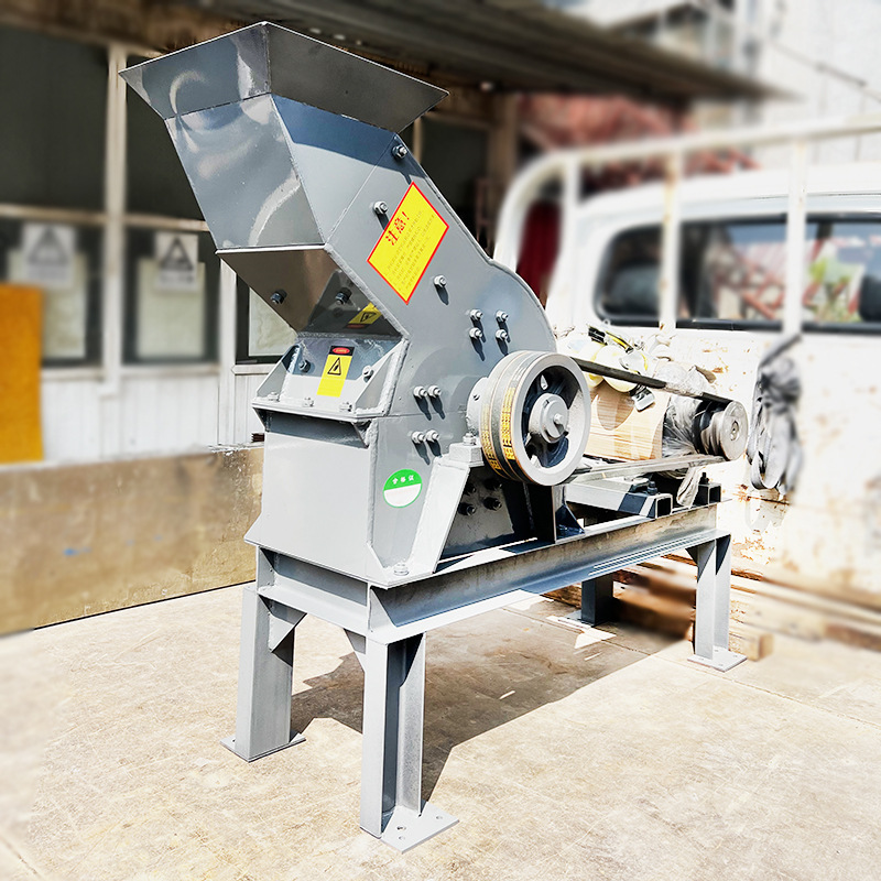 小型锤式破碎机 建筑垃圾松针土瓦片破碎 一次成型出料均匀效率高