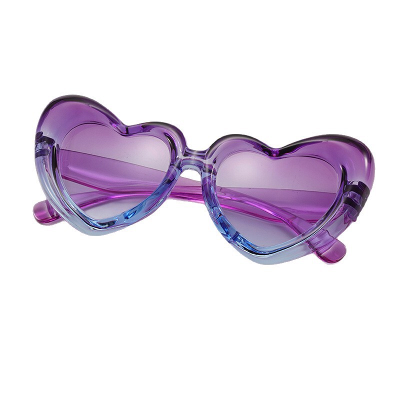 2025新款充气膨胀儿童爱心眼镜桃心宝宝太阳镜小孩墨镜SUNGLASSES|undefined
