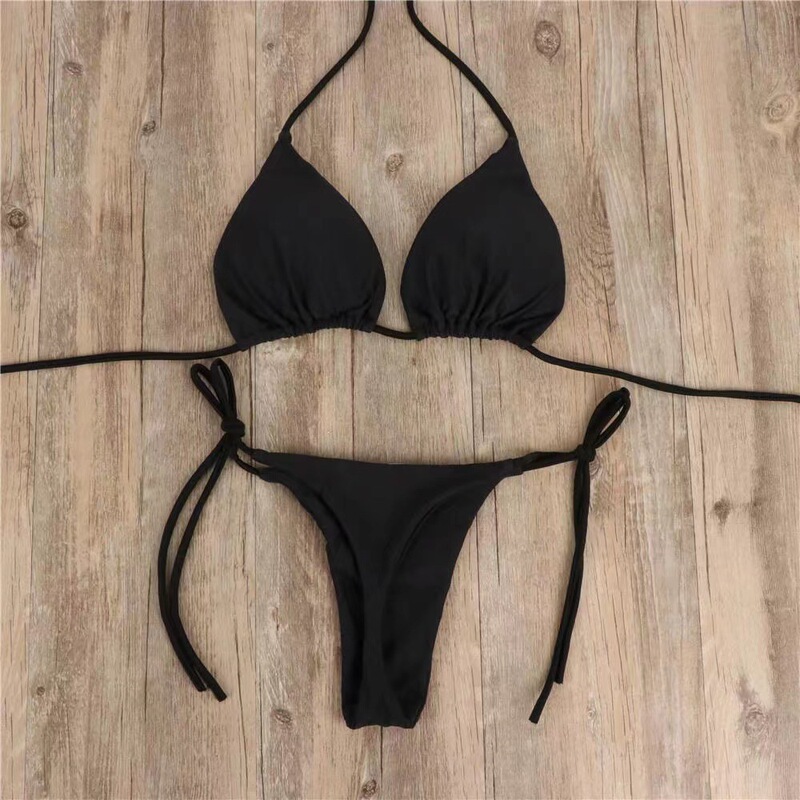Cherry Temptation Sexy European and American Split Swimsuit Sexy Summer Padded Women's Split Thin Strap Women's Underwear Cherry Temptation Sexy European and American Split Swimsuit Sexy Summer Padded Women's Split Thin Strap Women's Underwear