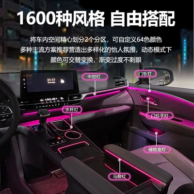 Toyota Sienna Ambient – Panel (Dashboard) işıqlandırması