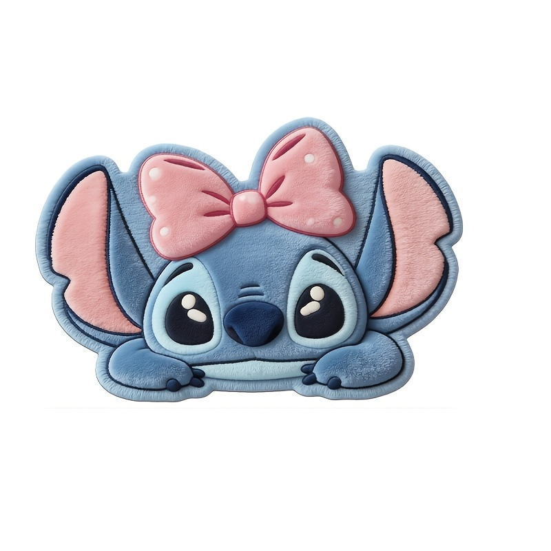 Transfronterizo Amazon adorable dibujos animados Steele, alfombra de cachemir espesa, alfombra resistente a la suciedad y fácil de cuidar